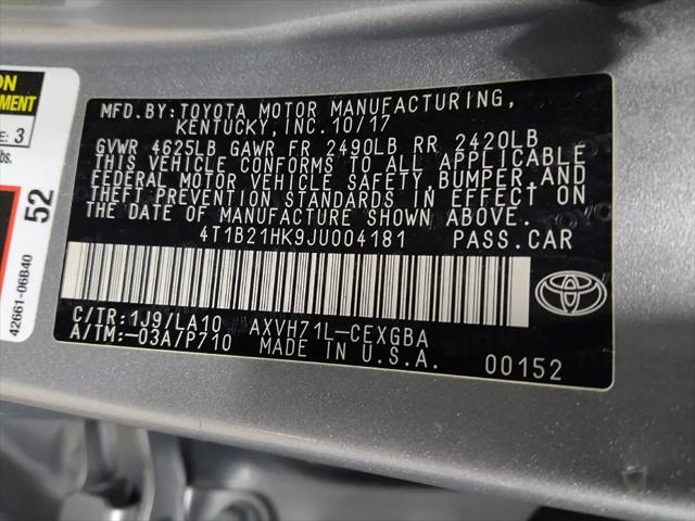 2018 Toyota Camry XLE