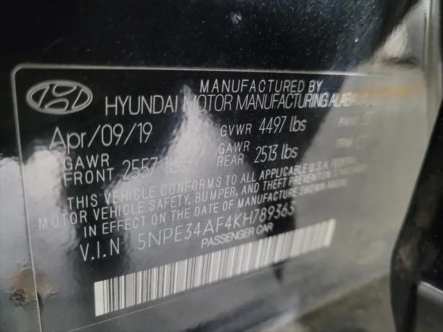 2019 Hyundai Sonata SEL