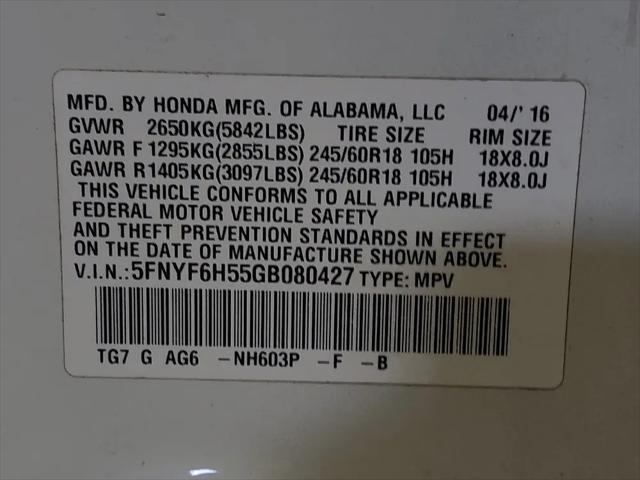 2016 Honda Pilot EX-L