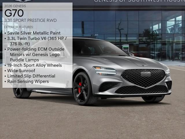2026 Genesis G70 3.3T RWD Sport Prestige