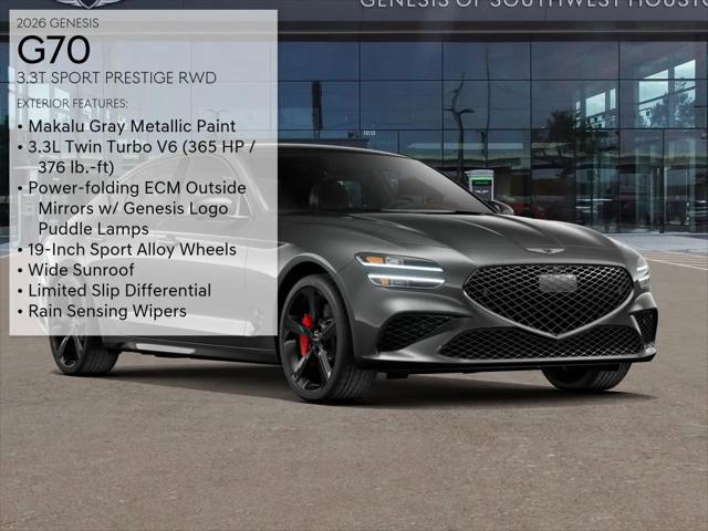 2026 Genesis G70 3.3T RWD Sport Prestige