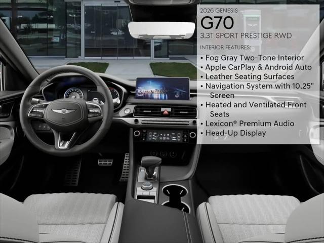 2026 Genesis G70 3.3T RWD Sport Prestige