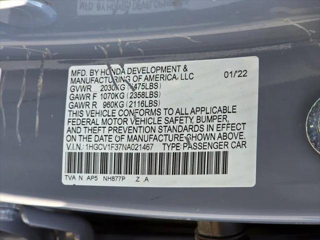 2022 Honda Accord Sport