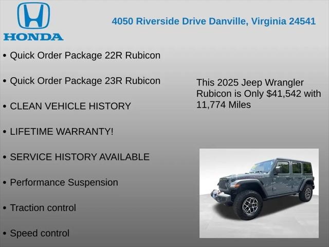 2025 Jeep Wrangler 4-Door Rubicon 4x4