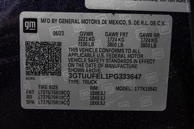 2023 GMC Sierra 1500 4WD Crew Cab Short Box AT4X