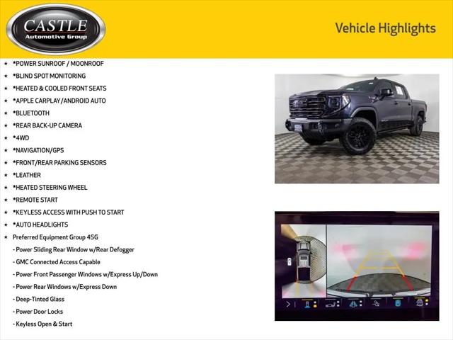 2023 GMC Sierra 1500 4WD Crew Cab Short Box AT4X
