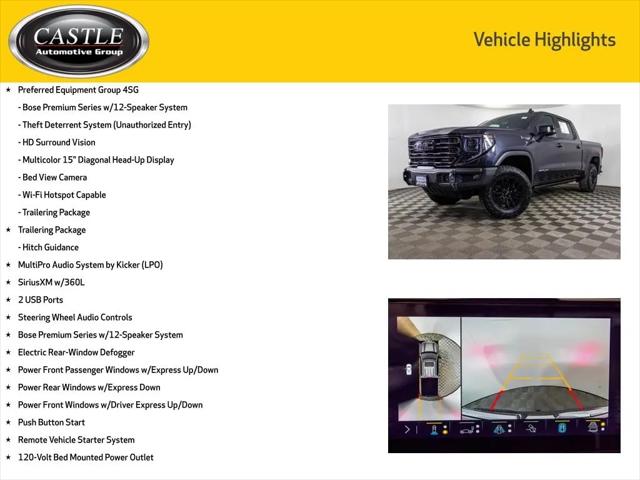 2023 GMC Sierra 1500 4WD Crew Cab Short Box AT4X
