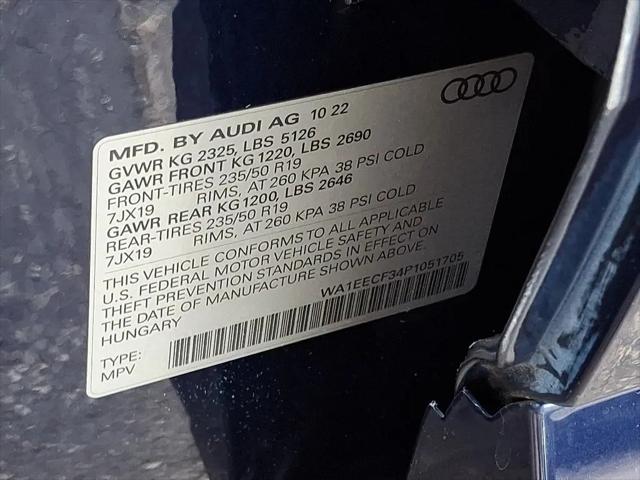 2023 Audi Q3 Premium Plus 45 TFSI S line quattro Tiptronic