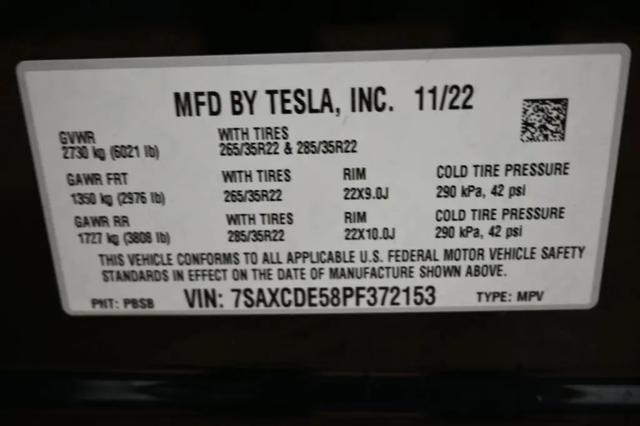 2023 Tesla Model X Standard Range