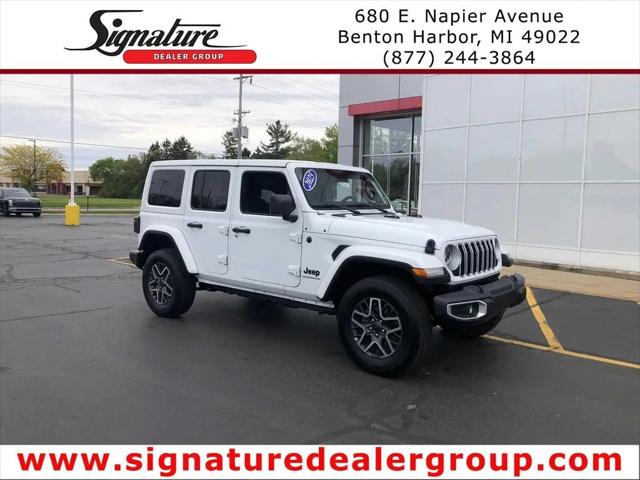 2025 Jeep Wrangler 4-Door Sahara 4x4 for sale in Benton Harbor, MI