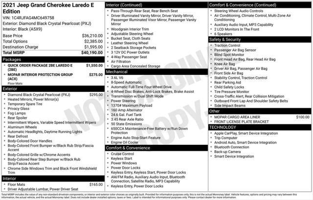 2021 Jeep Grand Cherokee Laredo E 4x4