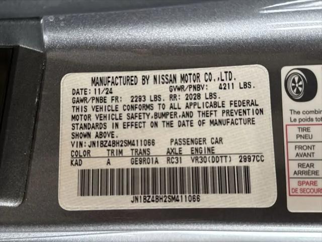 2025 Nissan Z Performance Automatic Transmission