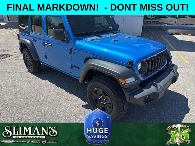 2024 Jeep Wrangler 4-Door Sport 4x4 for sale in Amherst, OH