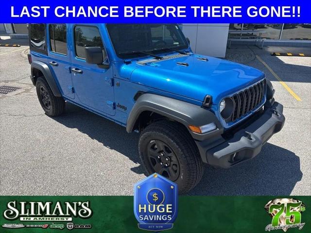 2024 Jeep Wrangler 4-Door Sport 4x4 for sale in Amherst, OH