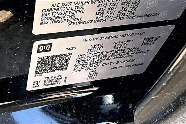 2026 Chevrolet Silverado 1500 4WD Crew Cab Standard Bed LT
