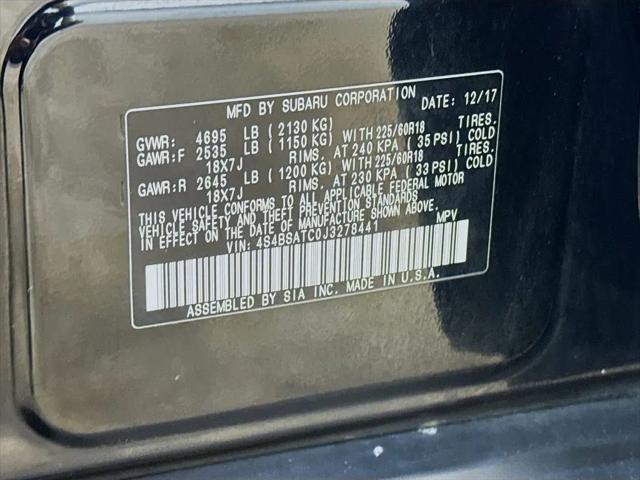2018 Subaru Outback 2.5i Touring