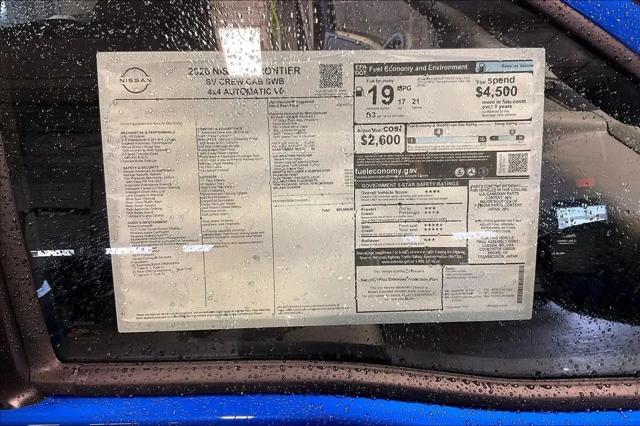 2026 Nissan Frontier Crew Cab SV 4x4