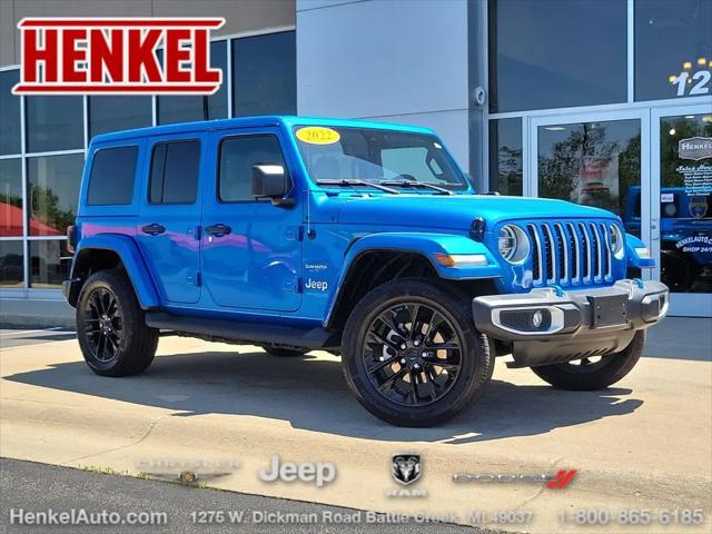 2022 Jeep Wrangler 4xe Unlimited Sahara 4x4 for sale in Battle Creek, MI