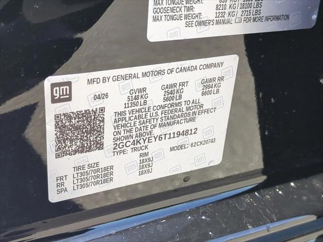 2026 Chevrolet Silverado 2500HD Crew Cab, Standard Bed, XR2, 4WD