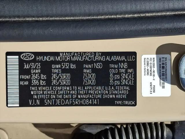 2024 Hyundai Santa Cruz Limited