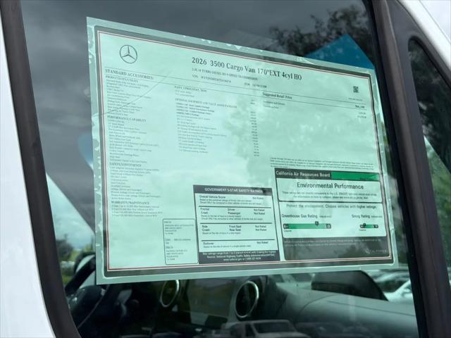 2026 Mercedes-Benz Sprinter 3500 High Roof 4-Cyl Diesel HO
