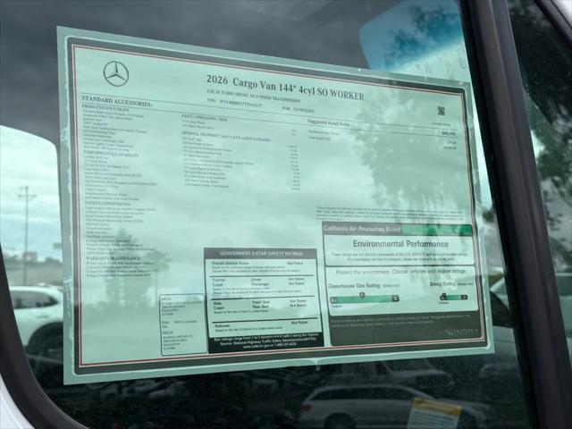 2026 Mercedes-Benz Sprinter 2500 Standard Roof 4-Cyl Diesel