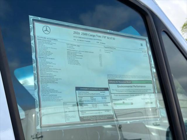 2026 Mercedes-Benz Sprinter 2500 High Roof 4-Cyl Diesel