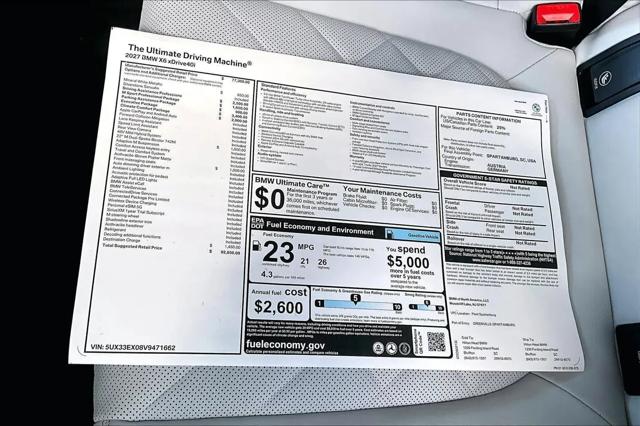 2027 BMW X6 xDrive40i
