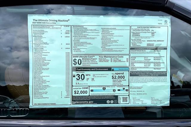 2027 BMW 4 Series 430i