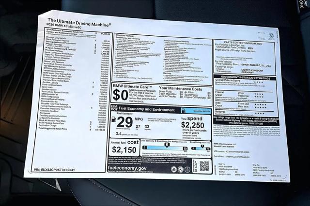 2026 BMW X3 30 xDrive