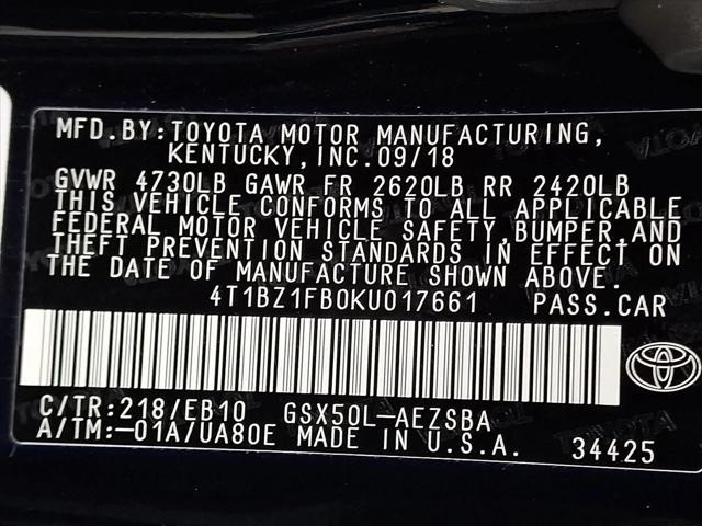 2019 Toyota Avalon Touring