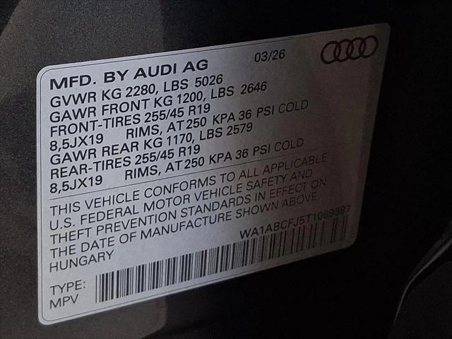 2026 Audi Q3 TFSI quattro S tronic