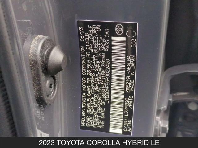 2023 Toyota Corolla Hybrid LE