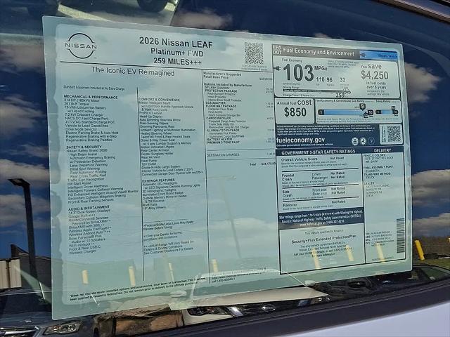 2026 Nissan LEAF PLATINUM+