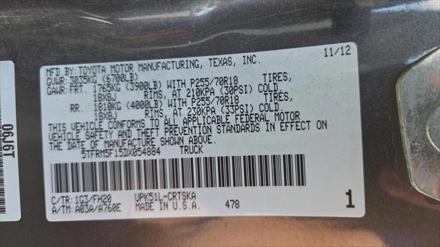 2013 Toyota Tundra Grade 4.6L V8