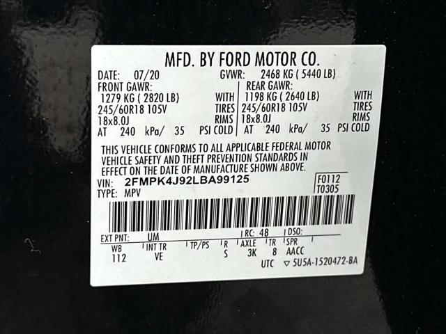 2020 Ford Edge SEL