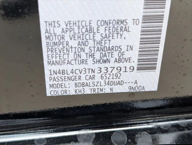 2026 Nissan Altima SR FWD