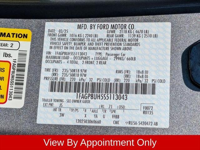 2025 Ford Mustang EcoBoost Premium Convertible