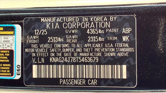 2026 Kia K5 LXS FWD
