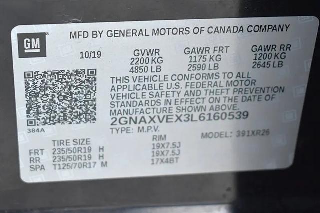 2020 Chevrolet Equinox AWD LT 2.0L Turbo
