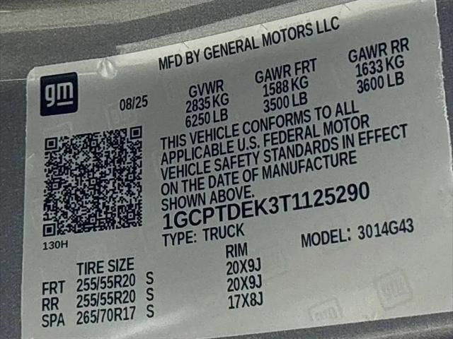2026 Chevrolet Colorado Z71, 4WD