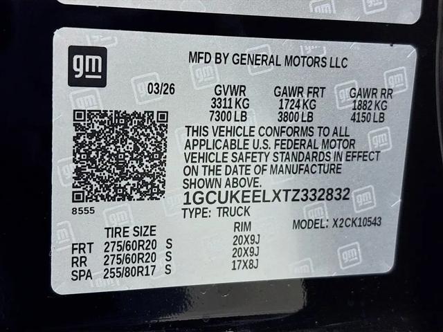 2026 Chevrolet Silverado 1500 4WD Crew Cab Short Bed RST