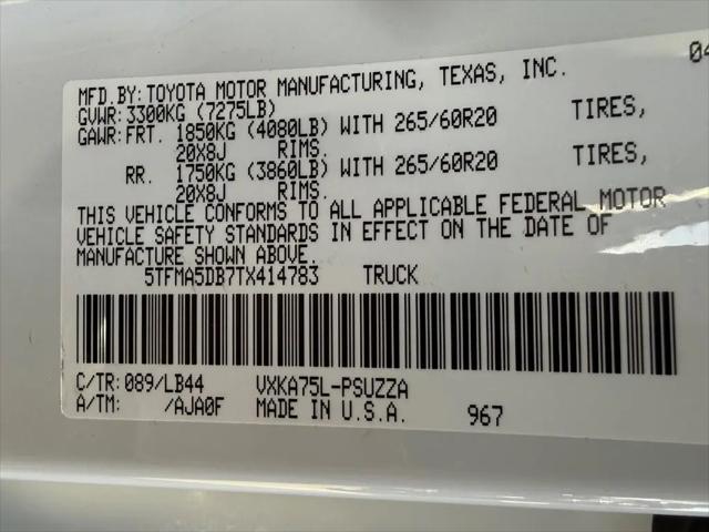 2026 Toyota Tundra 1794 Edition CrewMax 5.5' Bed