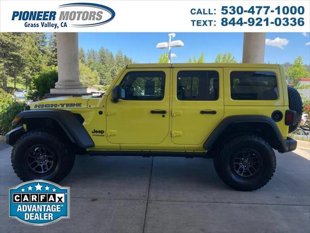 2022 Jeep Wrangler Unlimited High Tide 4x4 for sale in Grass Valley, CA