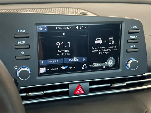 2026 Hyundai Elantra Hybrid Blue