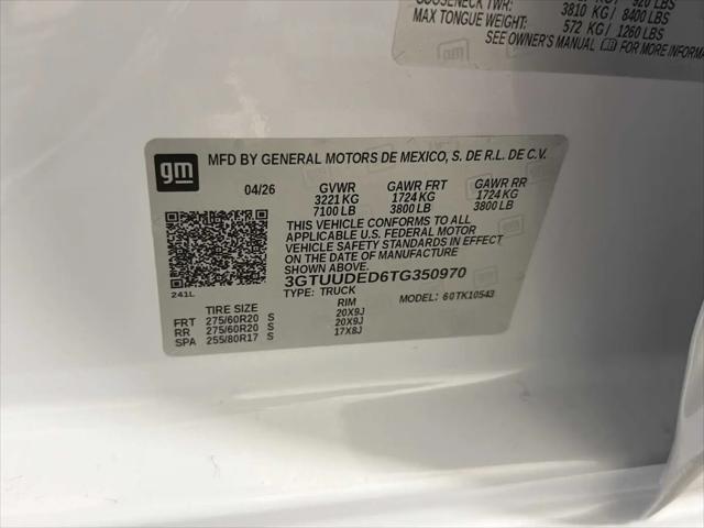 2026 GMC Sierra 1500 Crew Cab, Short Bed, SLT, 4WD