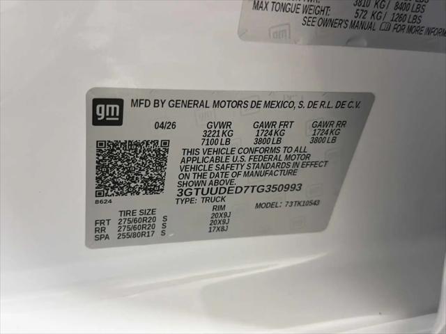 2026 GMC Sierra 1500 Crew Cab, Short Bed, SLT, 4WD