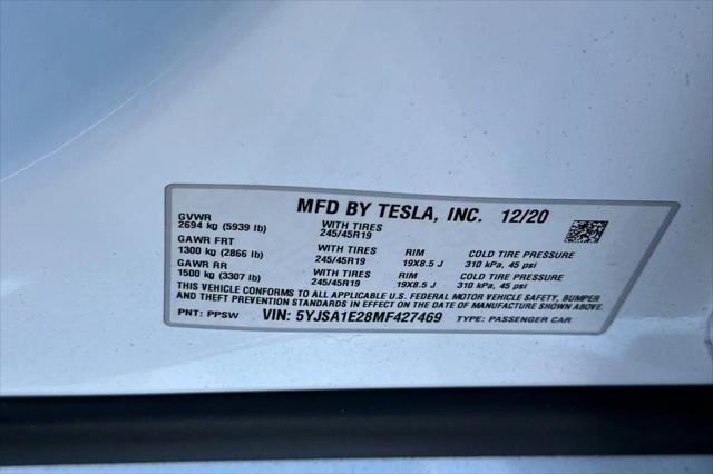 2021 Tesla Model S Long Range Dual Motor All-Wheel Drive