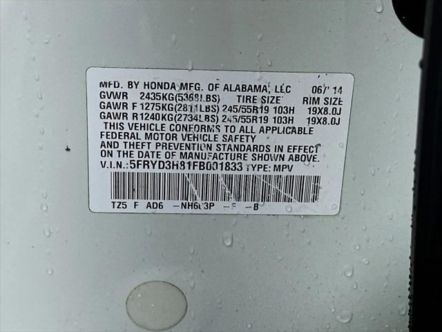 2015 Acura MDX Advance Pkg w/Entertainment Pkg