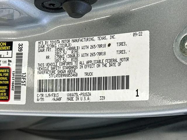2022 Toyota Tundra SR5